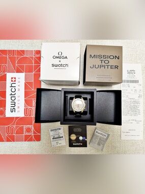 AUTHENTIC OMEGA x SWATCH MOONSWATCH SPEEDMASTER WATCH. MISSION TO JUPITER..